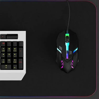 4-Button USB RGB Backlit Ergonomic Gaming Mouse for Desktop Laptop